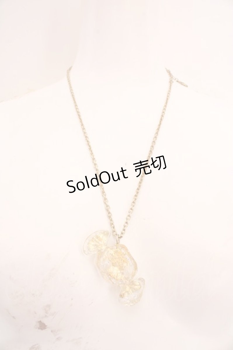 画像2: Q-pot. / シュガースノーキャンディー ネックレス  クリア×ゴールド O-26-05-01-084-QP-AC-IG-OS (2)