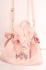 画像1: Maison de FLEUR / Marroncream ダブルリボン2wayトート  ピンク O-26-05-01-089-LO-BG-IG-OS (1)
