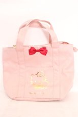 画像1: Maison de FLEUR / HALLO KITTY トートバッグ  ピンク O-26-05-01-091-LO-BG-IG-OS (1)