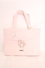画像1: Maison de FLEUR / My Melody スクエアトートバッグ  ピンク O-26-05-01-093-LO-BG-IG-OS (1)