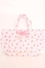 画像1: Maison de FLEUR / My Melody サイドポケットトートバッグ  ピンク O-26-05-01-094-LO-BG-IG-OS (1)