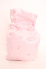 画像2: Maison de FLEUR / My Melody リボン巾着  ピンク O-26-05-01-095-LO-ZA-IG-OS (2)
