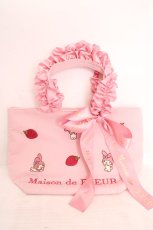 画像1: Maison de FLEUR / My Melody イースターフリルトートバッグ  ピンク O-26-05-01-099-LO-BG-IG-OS (1)
