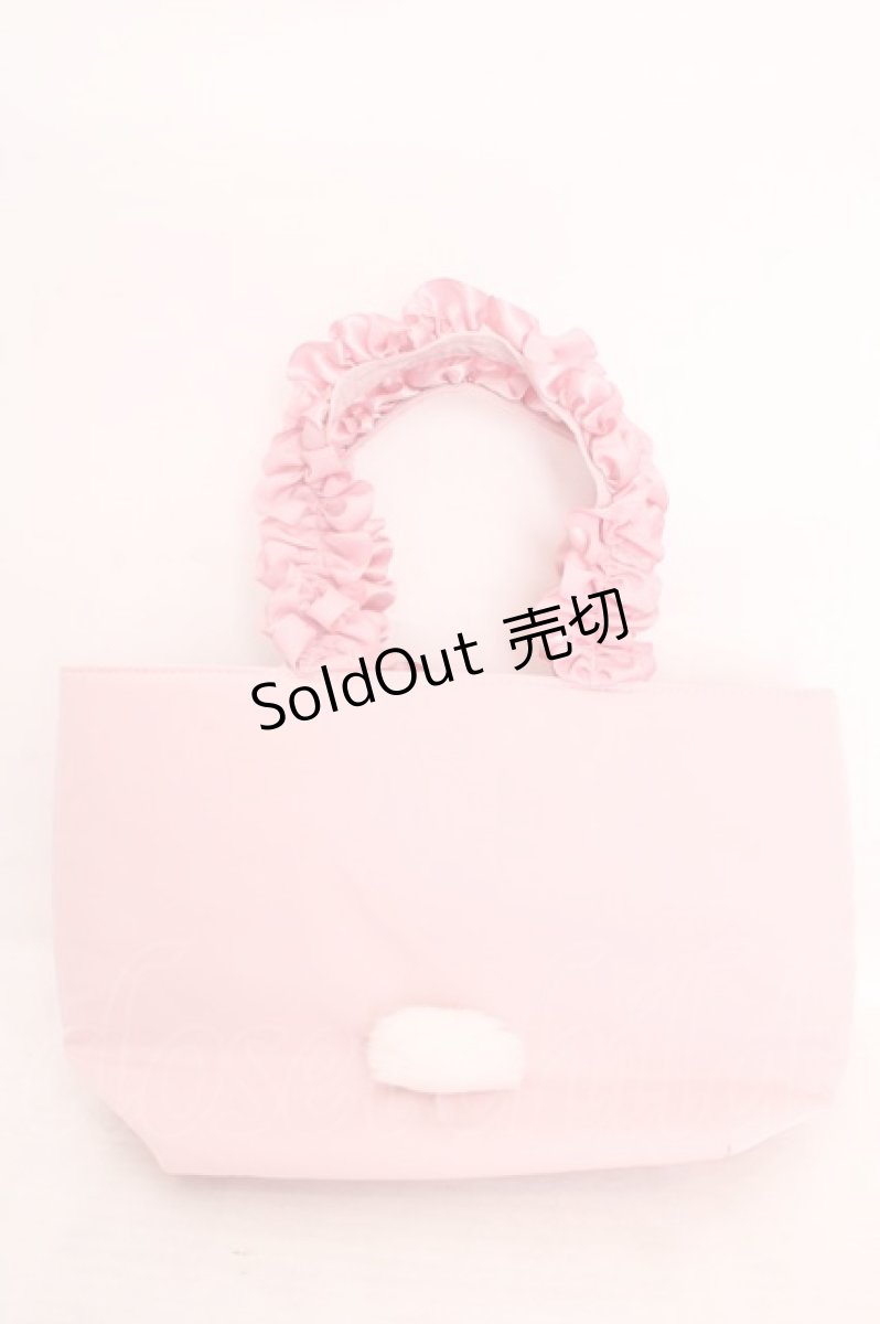 画像3: Maison de FLEUR / My Melody イースターフリルトートバッグ  ピンク O-26-05-01-099-LO-BG-IG-OS (3)
