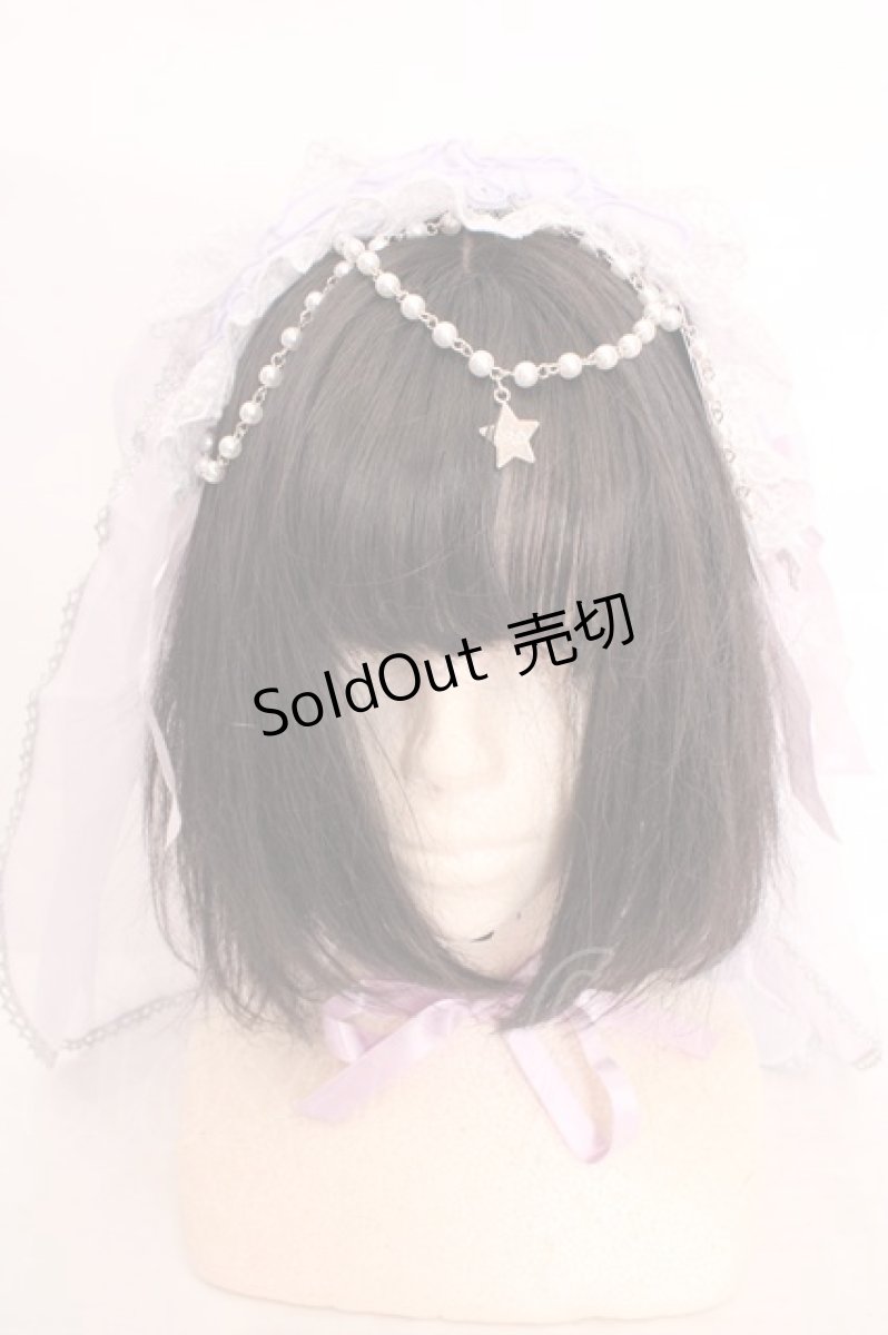 画像2: Angelic Pretty / Fantasticベールヘッドドレス  ラベンダー O-26-05-01-009-AP-AC-OW-OS (2)
