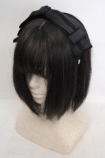 画像1: m petit by misako / NINA'S コラボカチューシャ  クロ O-26-05-01-1004-LO-AC-OW-OS (1)