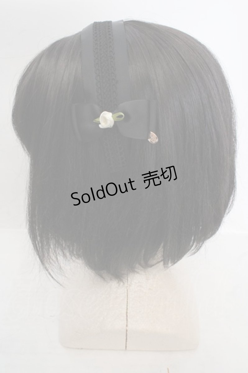 画像3: m petit by misako / NINA'sコラボ AM*NIフラワーカチューシャ  クロ O-26-05-01-1005-LO-AC-OW-ZT487 (3)