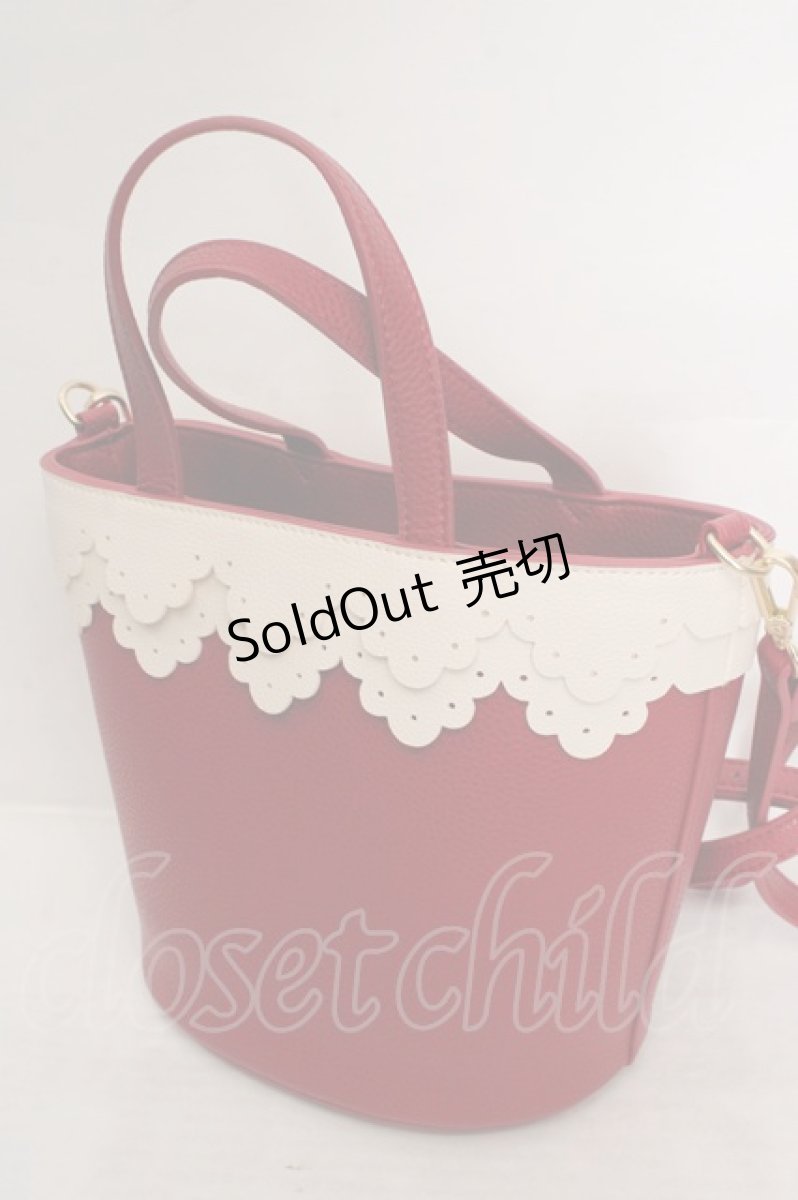 画像1: m petit by misako / TT*AMハイショクSC  アカ×オフシロ O-26-05-01-1020-LO-BG-OW-OS (1)