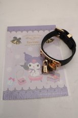 画像1: Rose Marie seoir / Sanrio Characters heart bijou Blaceret（ハートビジューブレスレット）  クロミ クロ O-26-05-01-1032-LO-AC-IG-OS (1)