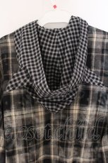 画像4: Candy Stripper / DEVIL CHECK SHIRT(デビルチェックシャツ)  ブラウン O-26-05-02-031-PU-BL-IG-OS (4)