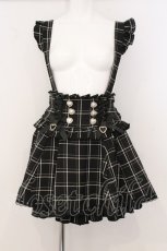 画像1: LIZ LISA / レースアップサスペンダー付スカパン  Kルオ O-26-05-02-035-LO-PA-IG-OS (1)