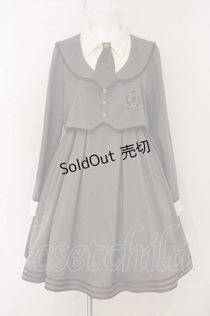 画像1: Amavel / Traditional Academyボレロセーラーワンピース  グレー O-26-05-02-041-CA-OP-IG-OS (1)