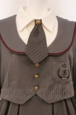 画像2: Amavel / Traditional Academyボレロセーラーワンピース  グレー O-26-05-02-041-CA-OP-IG-OS (2)