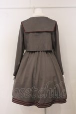 画像4: Amavel / Traditional Academyボレロセーラーワンピース  グレー O-26-05-02-041-CA-OP-IG-OS (4)