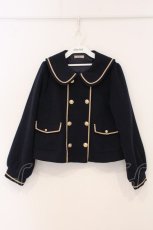 画像1: Amavel / Academicセーラーショートコート  ネイビー O-26-05-02-043-CA-CO-IG-OS (1)