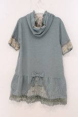 画像3: axes femme / レース配色パーカー M ミント O-26-05-02-051-AX-TO-IG-OS (3)