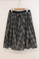 画像3: axes femme / コーデュロイチェックスカート M クロ系 O-26-05-02-056-AX-SK-IG-OS (3)