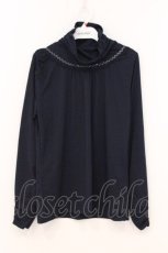 画像1: axes femme / ブレード配色ハイネックカットソー L ネイビー O-26-05-02-058-AX-TO-IG-OS (1)
