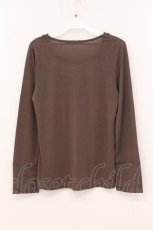 画像3: axes femme / スカラップレースインナーカットソー L ブラウン O-26-05-02-061-AX-TO-IG-OS (3)