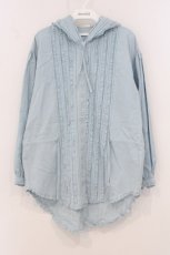 画像1: PINK HOUSE / コットンフード付きブラウス  サックス O-26-05-02-066-LO-BL-IG-OS (1)