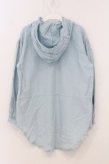 画像3: PINK HOUSE / コットンフード付きブラウス  サックス O-26-05-02-066-LO-BL-IG-OS (3)