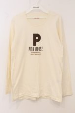 画像1: PINK HOUSE / Pロゴカットソー  アイボリー O-26-05-02-068-LO-TO-IG-OS (1)