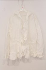 画像1: INGEBORG / フード付きオーバーブラウス  シロ O-26-05-02-070-LO-BL-IG-OS (1)