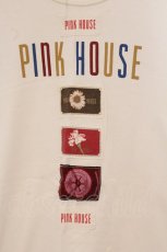 画像2: PINK HOUSE / ロゴパッチいっぱいカットソー  シロ O-26-05-02-074-LO-TO-IG-OS (2)