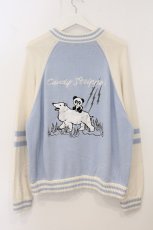 画像3: Candy Stripper / PEPE SOUVENIR KNIT JUMPER  サックス O-26-05-02-008-PU-OP-IG-OS (3)