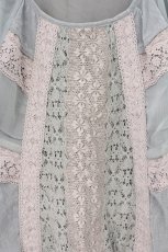 画像2: axes femme / フロントレーストップス M ミント O-26-05-02-090-AX-TO-IG-OS (2)