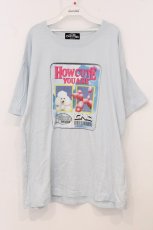 画像1: Candy Stripper / HOW CUTE YOU ARE BIG TEE（ハウキュートユーアービッグティー）  サックス O-26-05-02-013-PU-TS-IG-OS (1)