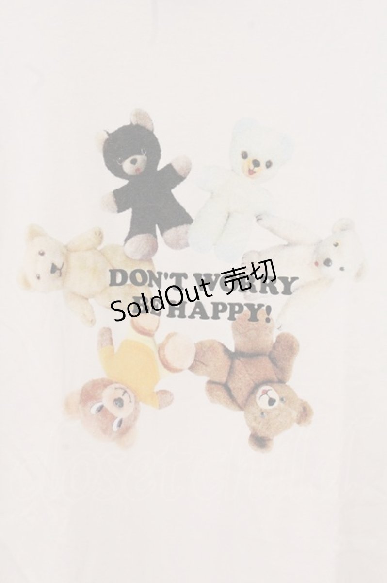 画像2: Candy Stripper / DON'T WORRY Tシャツ 4 ホワイト O-26-05-02-016-PU-TO-IG-ZI (2)