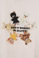 画像2: Candy Stripper / DON'T WORRY Tシャツ 4 ホワイト O-26-05-02-016-PU-TO-IG-OS (2)