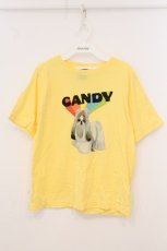 画像1: Candy Stripper / CANDY PUPPY Tシャツ  イエロー O-26-05-02-017-PU-TS-IG-OS (1)