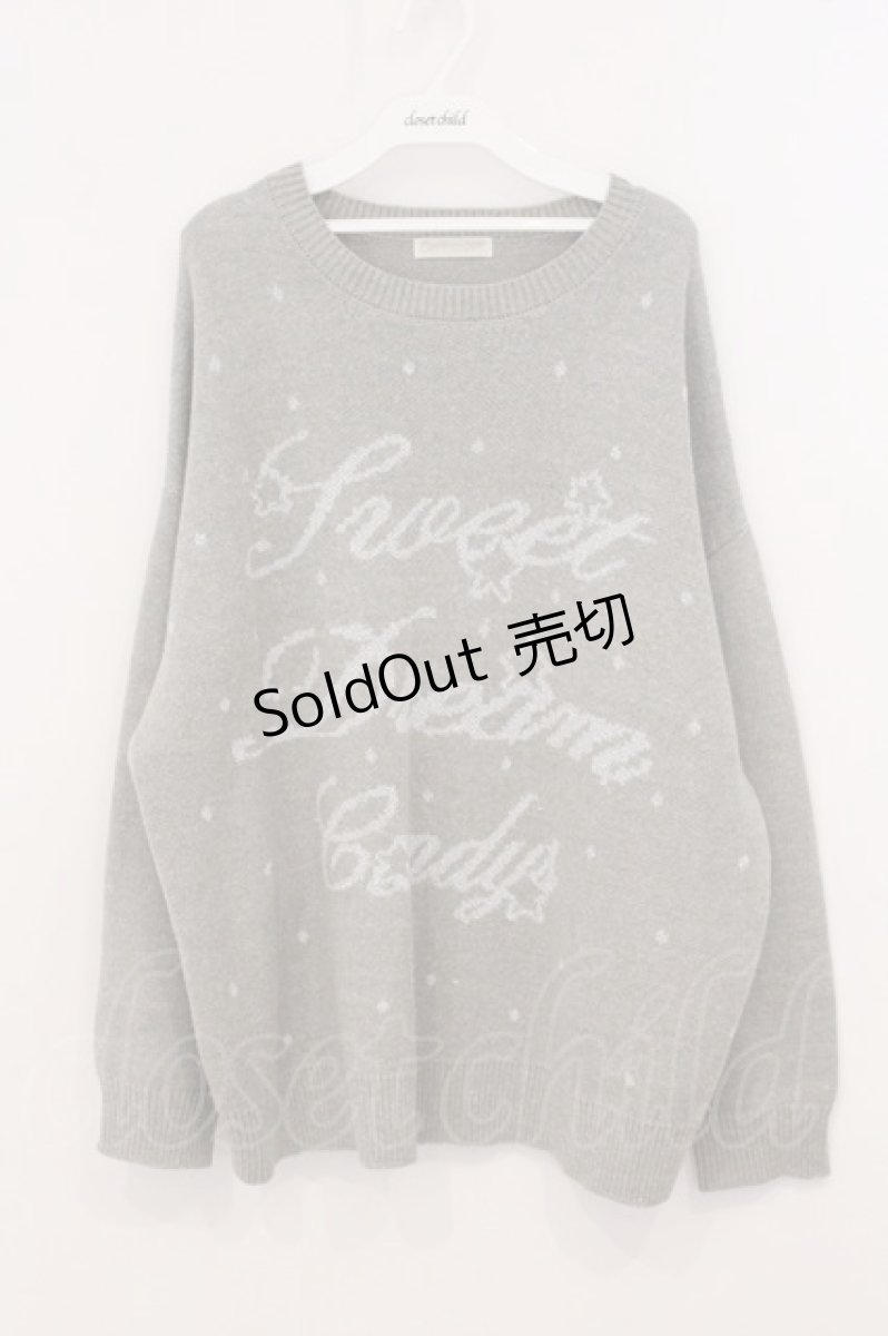 画像1: Candy Stripper / 2026 Happy Bag GLITTER JACQUARD KNIT（グリッタージャガードニット）  グレー O-26-05-02-020-PU-TO-IG-ZT284 (1)