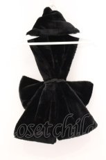 画像3: Candy Stripper / Candy stripper//2026 Happy Bag BIG RIBBON MUFFLER（ビッグリボンマフラー）  ブラック O-26-05-02-021-PU-ZA-IG-OS (3)