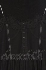 画像2: Candy Stripper / BUSTIER RIB DRESS（ビスチェリブドレス） 2 ブラック O-26-05-02-024-PU-OP-IG-OS (2)
