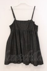 画像4: Candy Stripper / DENIM MINI ONE-PIECE 2 ブラック O-26-05-02-026-PU-OP-IG-OS (4)