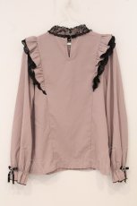 画像4: Rojita / ハートバックルチェーン付き長袖ブラウス F ピンク O-26-05-04-040-LO-BL-OW-OS (4)