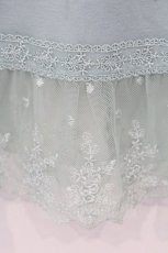 画像2: axes femme / チュールレースホルターキャミソール M サックス O-26-05-04-005-AX-TO-IG-OS (2)