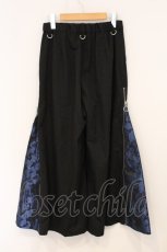 画像4: rezen / 唐草文様ジャガードジップパンツ S ブラック×ブルー O-26-05-04-056-LO-PA-IG-OS (4)