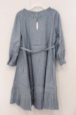 画像4: AmaStacia / 「八十日間世界一周」ビショップスリーブAラインワンピース S ブルー O-26-05-04-071-LO-OP-IG-OS (4)