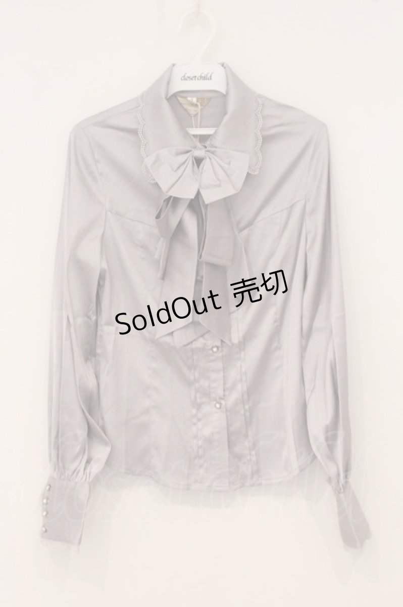 画像1: Jewelry in Sunrise / Christmas Concerto Blouse クリスマス協奏曲 ブラウス  グレー O-26-05-04-074-LO-BL-IG-OS (1)