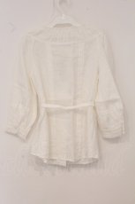 画像4: AmaStacia / 「八十日間世界一周」ビショップスリーブブラウス S シロ O-26-05-04-076-LO-BL-IG-OS (4)