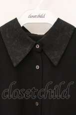 画像2: HARE / 2WAYイソザイオフショルシャツ F ブラック O-26-05-04-080-GO-BL-OW-OS (2)