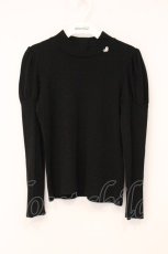 画像1: MILK / ハイネックパフT　Tシャツ  クロ O-26-05-04-082-ML-TO-OW-OS (1)