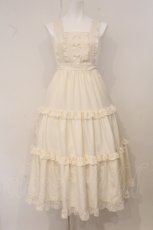 画像1: m petit by misako / TT*AOKマロンクリーム ジャンパースカート M アイボリー O-26-05-04-091-LO-OP-OW-OS (1)
