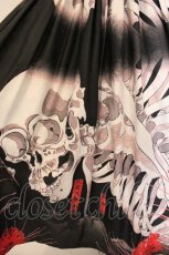 画像4: Royal Princess Alice / 新がしゃどくろ　ロングドレス  クロ×アカ O-26-05-04-103-LO-OP-OW-OS (4)
