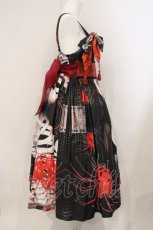 画像5: Royal Princess Alice / 新がしゃどくろ　ロングドレス  クロ×アカ O-26-05-04-103-LO-OP-OW-OS (5)