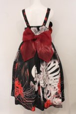 画像6: Royal Princess Alice / 新がしゃどくろ　ロングドレス  クロ×アカ O-26-05-04-103-LO-OP-OW-OS (6)